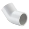 Elbow, 45 Deg., Socket, Schedule 40, 2-1/2 Size, PVC