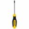Screwdriver, #2 Tip Size, 8 Inch Length, 4 Inch Shank Length, Molded Grip