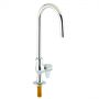 Faucet, Single Hole, 5-7/8 Inch Swivel Gooseneck, With 2.2 GPM Aerator