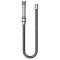 Flexibel slang, rostfritt stål, 36 tum, med grått handtag och PRSV-sväng
