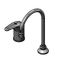 Faucet, Side Mount Unit, Dummy Swivel/Rigid Gooseneck, 0.5 GPM Flow Control