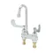 Medical Faucet, Dk Mt, Swivel/Rigid Gooseneck, Aerator, Wrist Handles