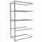 Boltless Shelving, Add-On, Light-Duty, 48 Inch x 24 in, 84 Inch Overall Height, 5 Shelves