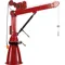 Davit Crane With Electric Winch, Up To 5500 Lbs., Red Enamel