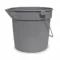 Pail 10 Quart Gray Plastic