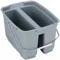 Pail 19 Quart Gray Plastic