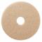 Burnishing Pad, Brown, 20 Inch Floor Pad Size, 1500 to 3000 rpm, 5 Pack