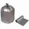 Trash Bag, 45 gal Capacity, 39 Inch Width, 47 Inch Height, Silver, Pack Of 50