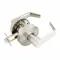 Lever Lockset, Grade 2, Cs Cylindrical, Satin Chrome