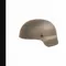 Level IIIA Mid Cut Helmet, L Fits Hat Size, Suspension, Tan, Aramid