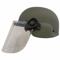 Level IIIA Lightweight Helmet w/ Paulson Face Shield, S Fits Hat Size, Suspension