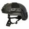 Ballistic Helmet, M Fits Hat Size, Black, Aramid, 3/4 Inch Pad Thick, Level IIIA