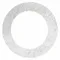 Felt Flange Gasket, 4-1/8 Inch Outside Diameter, White