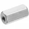 Hex Standoff, M4-0.7 Thread Size, 14 mm Length, Stainless Steel, Plain, 8 mm Hex Width