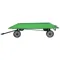 Trailer, Lip Up Deck, Mold On Wheel, Pin and Clevis, Yellow, 36 x 60 Inch Size