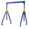 Knock down Adjustable Steel Gantry Crane, 4000 Lb. Capacity, 10 Feet x 16 Feet