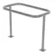 Galvanized Bicycle Rack, 36 x 20 x 26 Inch Size