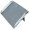 Truck Dockboard, 8000 Lb. Capacity, 66 Inch x 60 Inch Size, Silver, Aluminium