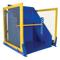 Electric Hydraulic Box Dumper, 2000 Lb. Capacity, 60 Inch Dump Height, Blue, Steel