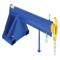 Telescoping Lift Boom, Blue / Yellow 3000 Lb. Capacity, 24 Inch Wide Forks