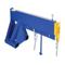 Telescoping Lift Boom, Blue / Yellow 8000 Lb. Capacity, 30 Inch Wide Forks
