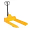 Steel Pallet Truck,V-Shaped Center, 4000 Lb. Capacity, Yellow