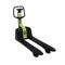 Plastic Pramac Hand Pump Pallet Truck, 2200 Lb. Capacity, Green/Black