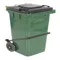 Green Polyethylene Trash Can, 32 Gallon with Lid Lift