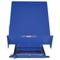 Scissor Lift Table, 2000 lb., 54 x 48 Inch Size, Blue, 460V, 3 Phase
