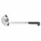 Ladle, 14 1/8 Inch Length, 3 3/8 Inch Width, Stainless Steel, Black