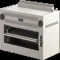 Salamander Broiler, Heavy Duty, 36 Inch Width, 8300 Btu/Hr Per Burner