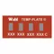 Non-Reversible Temp Indicator, Horizontal Strip, 4 Points, 10 Pack