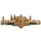 Quarter Turn Shutoff Valve, Inline, 1 Inch Size, Bronze