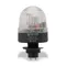 Industrial Signal Beacon, 58mm, Clear/White, Flashing Strobe, IP65, 22.5mm Panel Mount