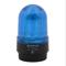 Industrial Tall Signal Beacon, 58mm, Blue, Permanent, IP65, Base Mount, 115 VAC