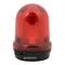 Industrial Signal Beacon, 98mm, Red, Rotating, Base Mount, 115-230 VAC