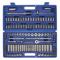 Socket Wrench Set, 3/8 Inch Drive Size, 125 Pieces, 12-Point/ 6-Point/ 8-Point