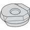 Ball Nose Milling Insert, 25.00 mm Inscribed Circle, 12.50 mm Corner Radius