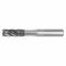Corner Radius End Mill, 5 Flutes, 1/4 Inch Milling Dia, 1/2 Inch Length Of Cut