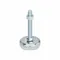 Leveling Foot, 1/2 Inch-13, 2.95 Inch Size Bolt Length, Steel Bolt, Zinc-Plated