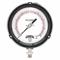 Process Pressure Gauge, Reflective Fluorescent Yellow-Green, 0 To 200 Psi