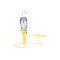 Phenolic Hand Lamp, 100W, Screw Release Guard, 16/3 SJTOW, 7.62m