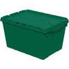 Bijgevoegde dekselcontainer, 12 gallon, 21-1 / 2 inch lengte, 12-1 / 2 inch hoogte, groen