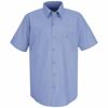Chemise de travail bleue à manches courtes, taille S, 32 1/2 à 36 pouces Chest