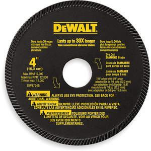 DEWALT DW4724 Diamantzaagblad Turbo Velg 4 Inch Diameter | AC8LQA 3CB37