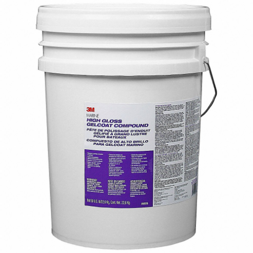 Marine Gelcoat Compound, Compound, 50 gal Container Size, Gel, 27.4% VOC Content Weight %