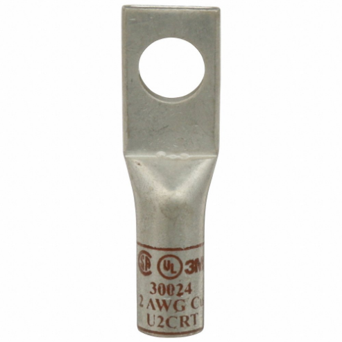 3M 30024 Copper One-hole Lug Brown 2 Awg, 25 Pk | AB9XDA 2FYZ9