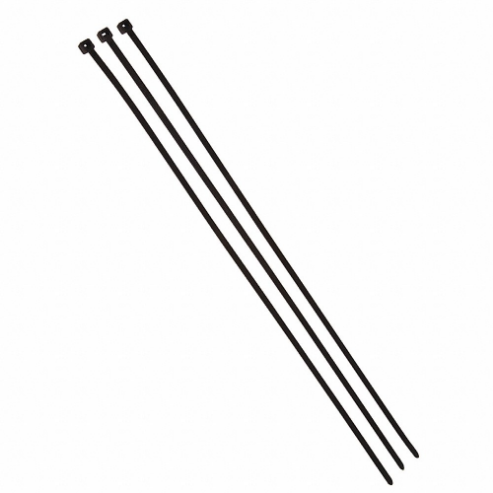 3M CT15BK120-C Cable Tie, Black, 15 Inch L, 120 lb, PK 500 | CN7TVE 62KD39