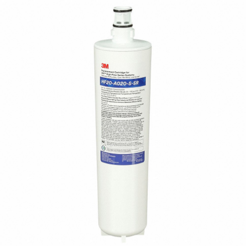 3M HF20-A020-S-SR Water Filter, 0.2 Micron, 2 GPM, 9000 Gallon, 8 1/8 Inch Overall Height, 4 1/2 Inch Dia | CN7WNU 61HJ77