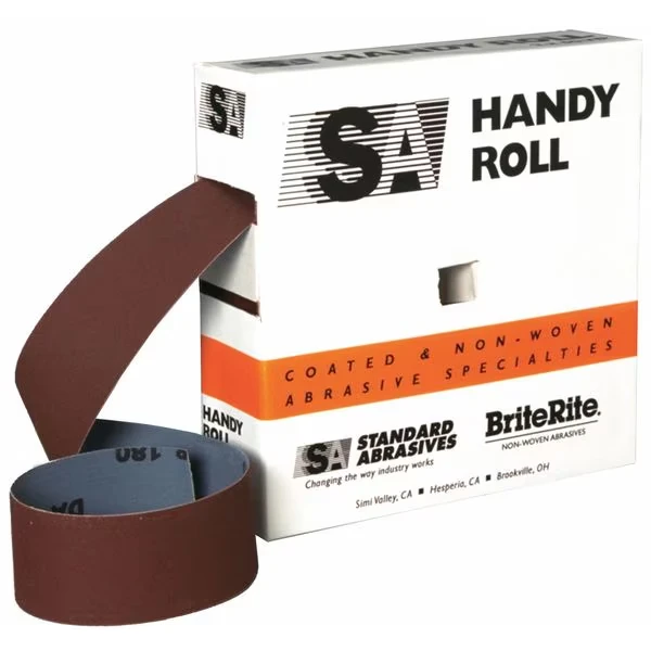 Handy Roll, Aluminum Oxide, P80 J-weight, 1-1/2 Inch x 50 yd, 10 Pcs